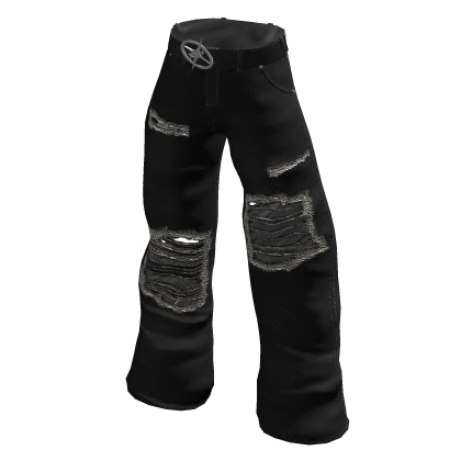 essence - Black Grungy Jeans
