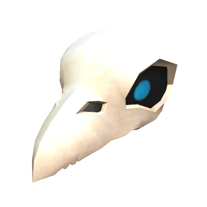 White Bird Skull (Blue)