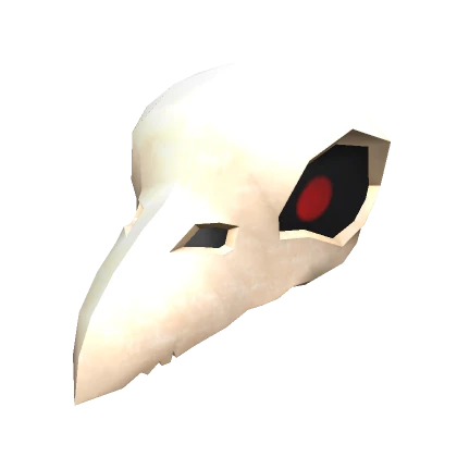 White Bird Skull (Red)