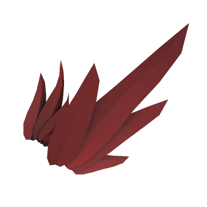 Red Bird Head Feathers