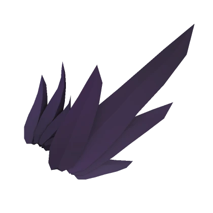 Purple Bird Head Feathers