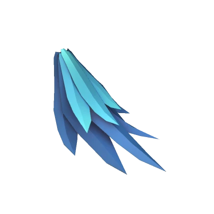 Blue Macaw Tail Feathers