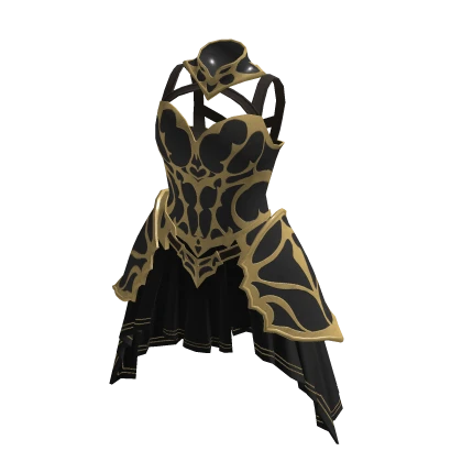 Black high priestess plate armor