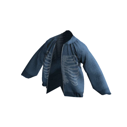 Skeleton Jacket - Blue