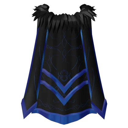 Black and Blue Cape