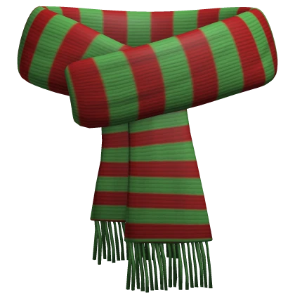 Green Red Elf Scarf