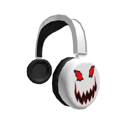 Cursed Scary Face Headphones