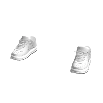 White Bapie Shoes