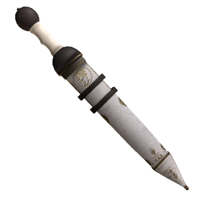 White Engraved Gladius