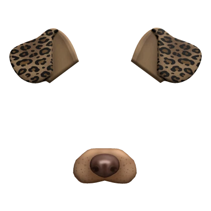 Trendy Brown Dog Puppy Face Filter