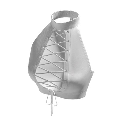 Laced White Crop Top