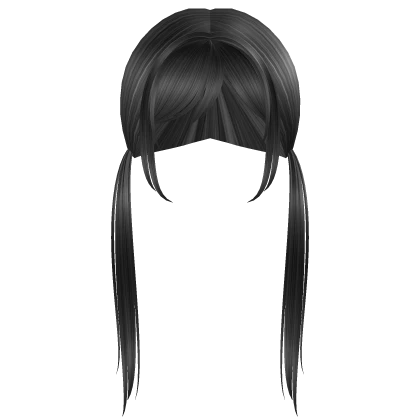♰ : long horror protagonist pigtails silver grey