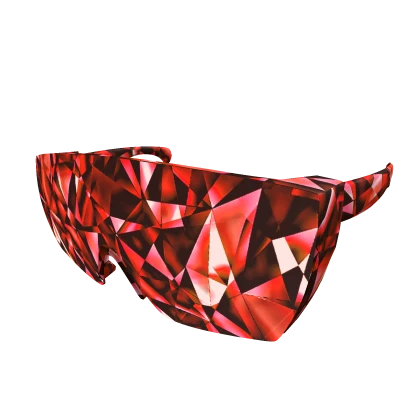 Red Shades Sparkle Time Sunglasses Neon