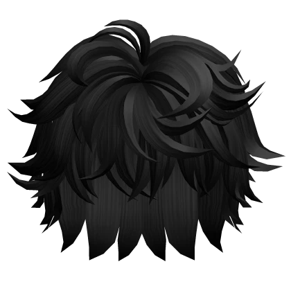Fluffy Messy Emo Boy Hair
