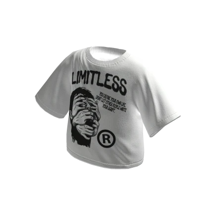 Boxy T Shirt White Limitless