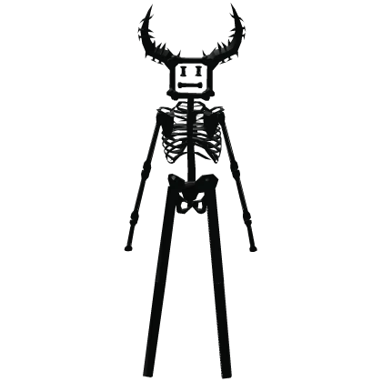 Thin Tall Black Skeleton Bundle