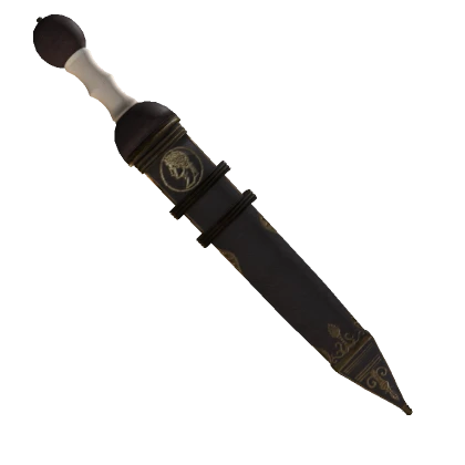 Black Engraved Gladius