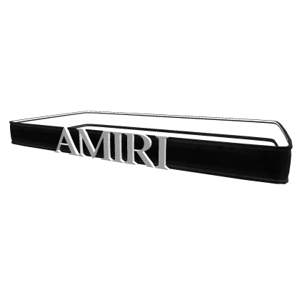 Black Designer Amiri Belt