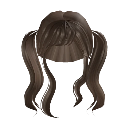 Fluffy Pigtails in light brown