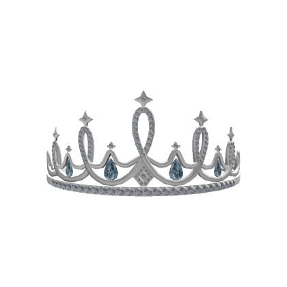 Twinkle Blue Diamond Tiara