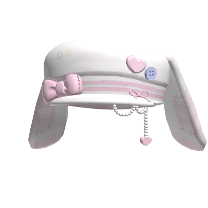 CUTE pink sailor bunny hat