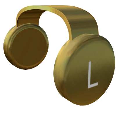 ✅ Shiny Gold Clockwork Headphones