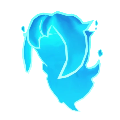 Blue Fire Hair (Long)