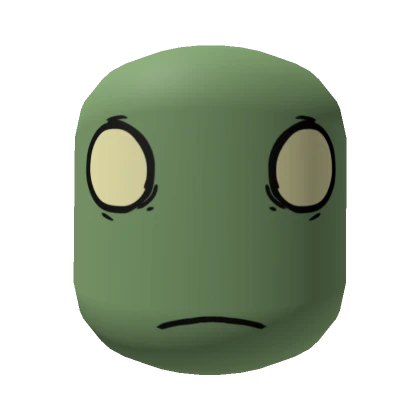 Blank Zombie Face [ Moss Green ]