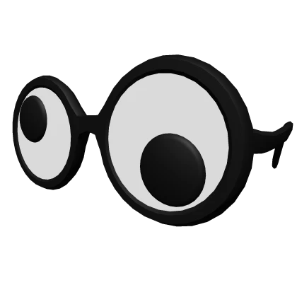 Black Googly Eye Glasses