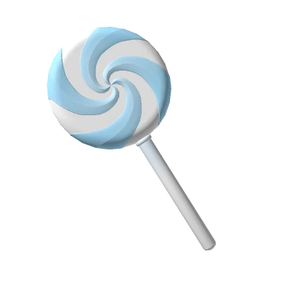 Pastel Blue Lollipop Swirl🍭