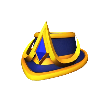 Gold & Sapphire Fedora of Determination