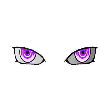 Glowing Chakra Eyes Sunset Purple