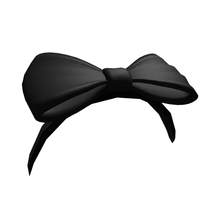 Black Bow-Headband