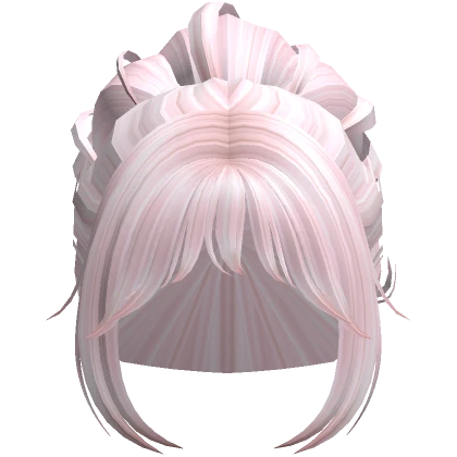 Y2K Summer Messy Bun (Light Pink)