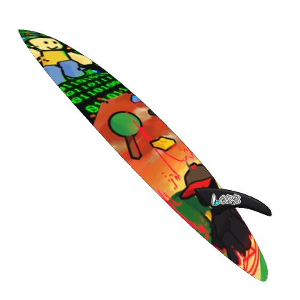 #023 - Retro Surfboard [ A6Qer ]