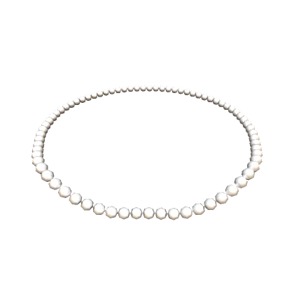 White Bead Necklace (1.0)