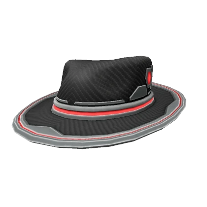 Red Futuristic Fedora