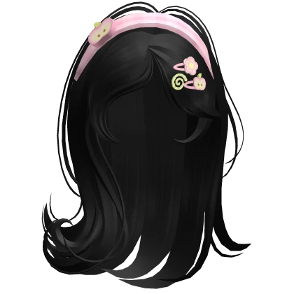 ♡ Igari Shoujo Pink Apple Girl w/ Charms (Black) 