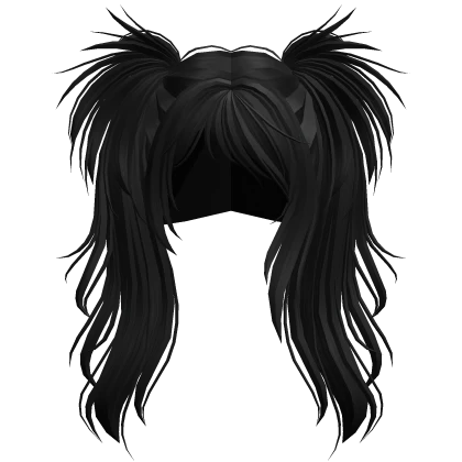 Gyaru Rave Scene Pigtails