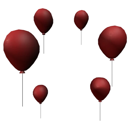 Red clown balloons 