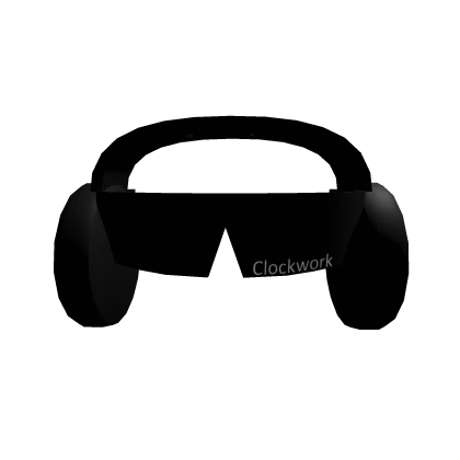 Black Clockwork Headphones+Shades