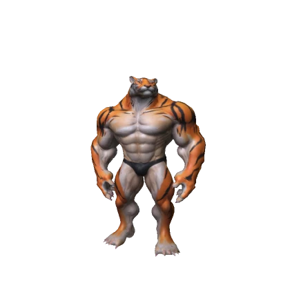 🐯 Sigma Buff Tiger 🐯 Funny Meme Troll Animal