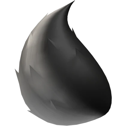 Bunny Tail Black Easter Rabbit Cutesy Fluffy Furry