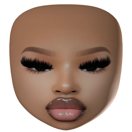 Lya Baddie Latina girl mesh Makeup glossy lips kid