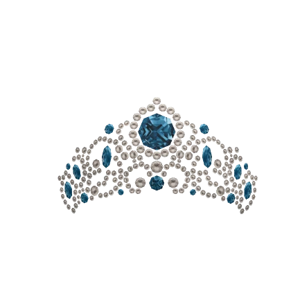 Blue Saphire Princess Tiara Crown