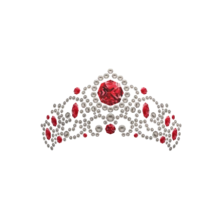 Ruby Red Princess Tiara Crown