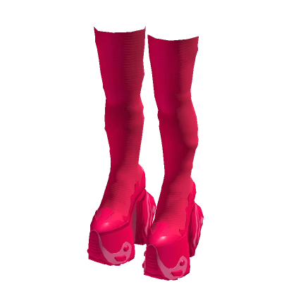 Alien Thigh High Boots (Fuxia)