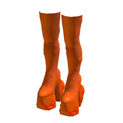 Alien Thigh High Boots (Fire)