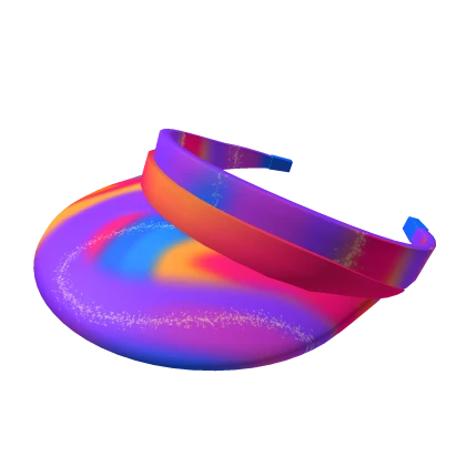 Rainbow Tie-Dye Visor