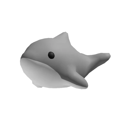 Grey Dolphin Plushie